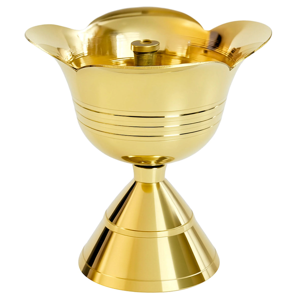 Brass Rose Diya