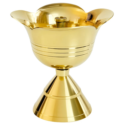 Brass Rose Diya