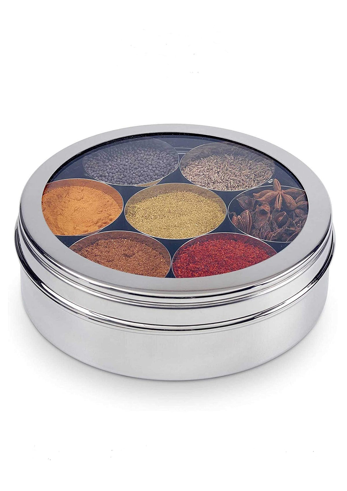 Stainless Steel Masala Dabba Sea Through