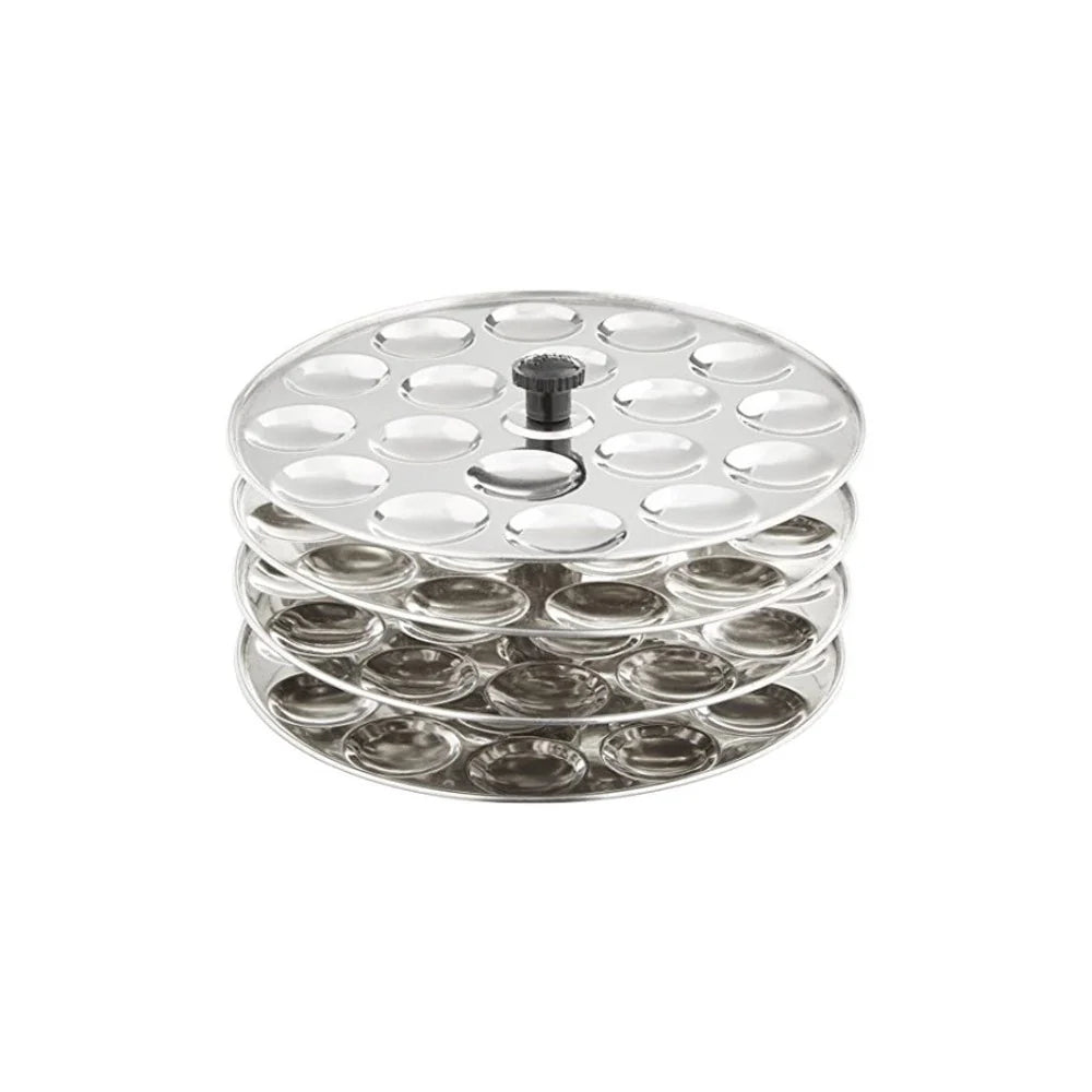Komal Stainless Steel Mini Idli Stand - 4 Steps