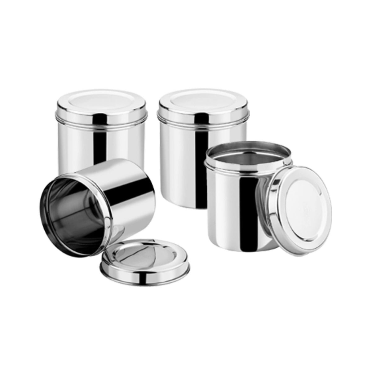 Stainless Steel Tea and Sugar Dabba