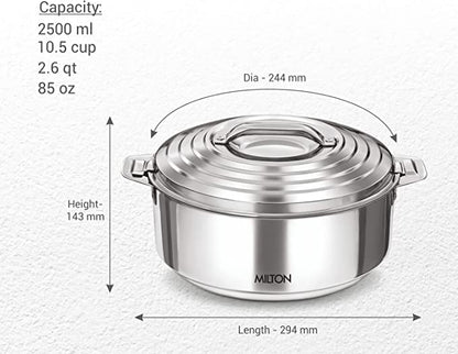 Milton Galaxia 2500 Double Walled Stainless Steel Hot Pot