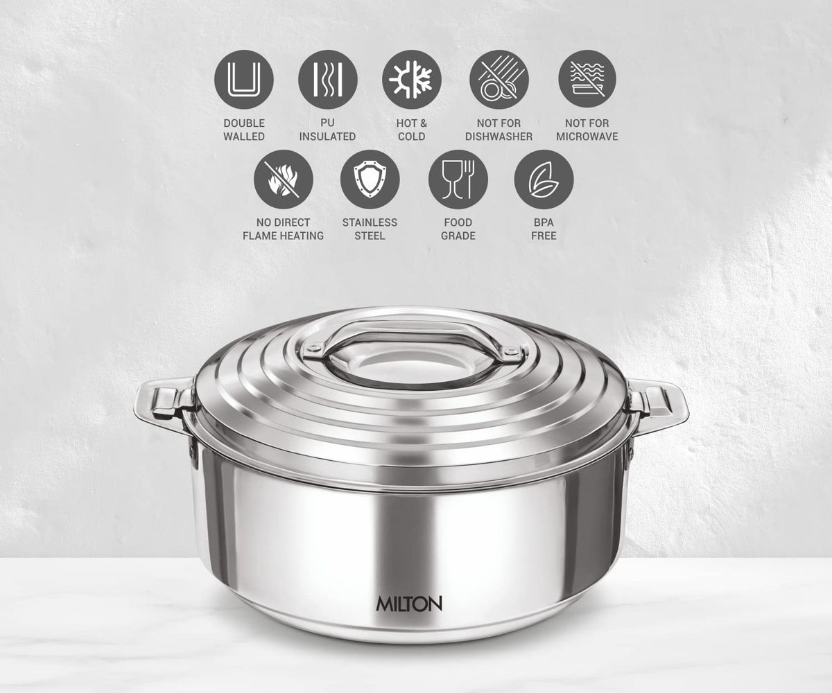 Milton Galaxia 2500 Double Walled Stainless Steel Hot Pot