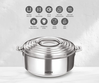 Milton Galaxia 2500 Double Walled Stainless Steel Hot Pot