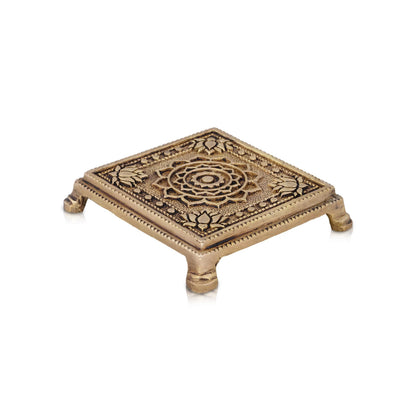 Antique Brass Square Bajot