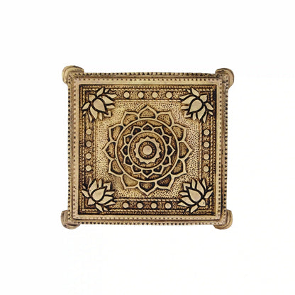 Antique Brass Square Bajot