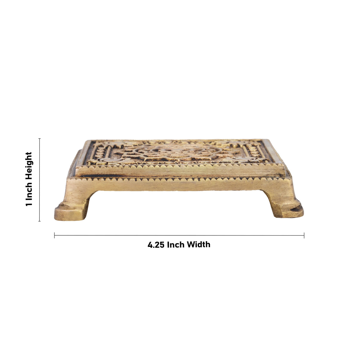 Antique Brass Square Bajot