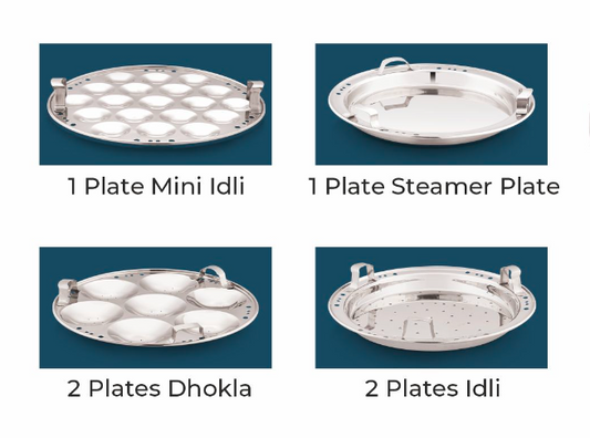 Tri-ply Stainless Steel Multi Kadai