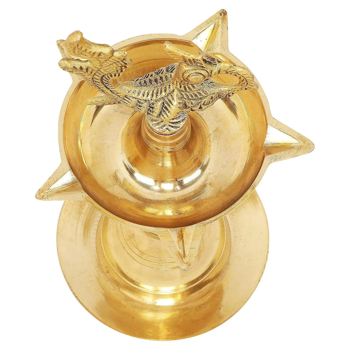 Brass Kerala Peacock Samai Deepam Inauguration Lamp