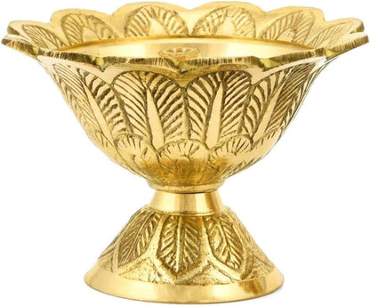Brass Lotus Devdas Diya