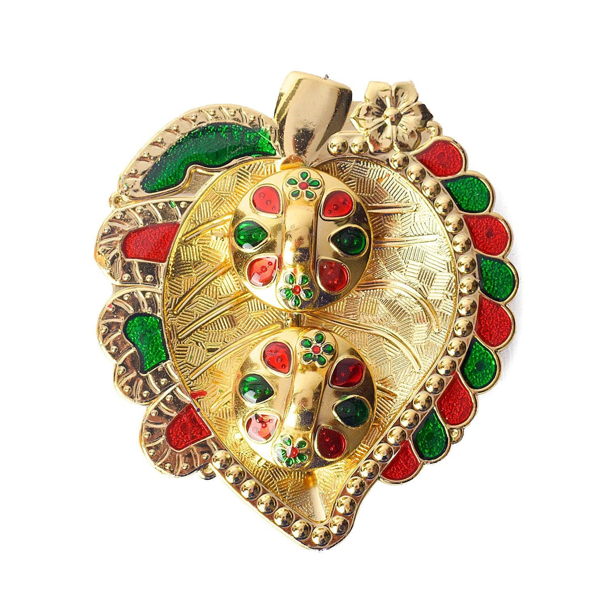 Leaf Shape Kumkum Holder