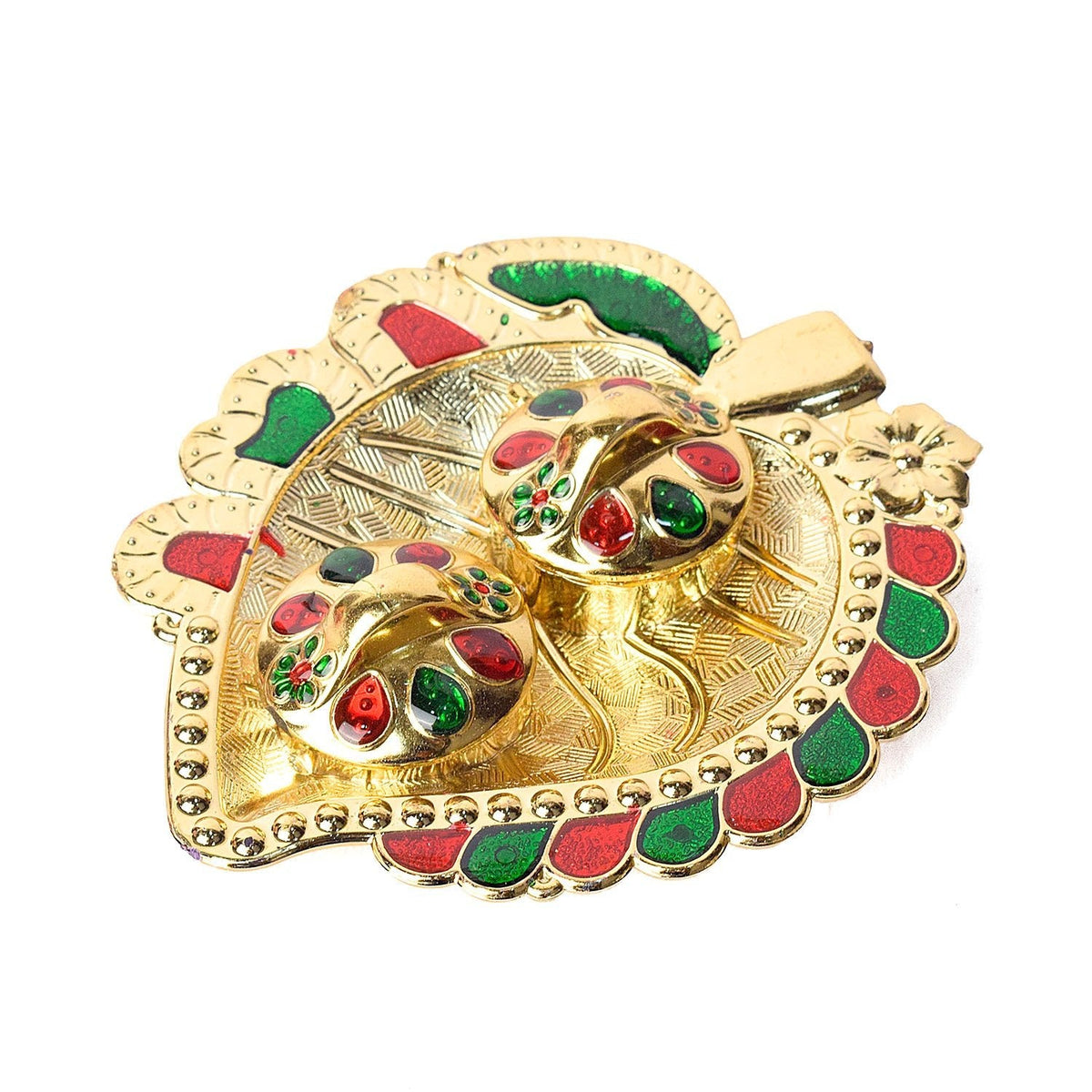Leaf Shape Kumkum Holder