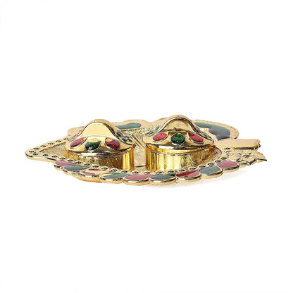 Leaf Shape Kumkum Holder
