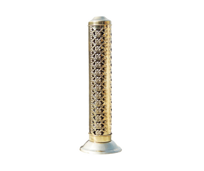 Brass Agarbatti Incense Stick Holder Stand with Round Base