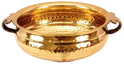 Brass Urli Hammered Design Decorative Bowl