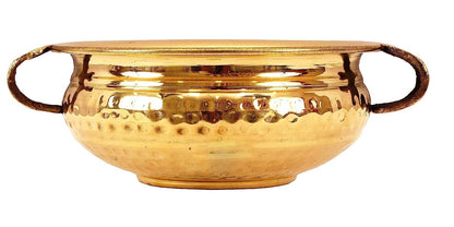 Brass Urli Hammered Design Decorative Bowl