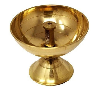 Brass Paro Pyali Akhand Diya