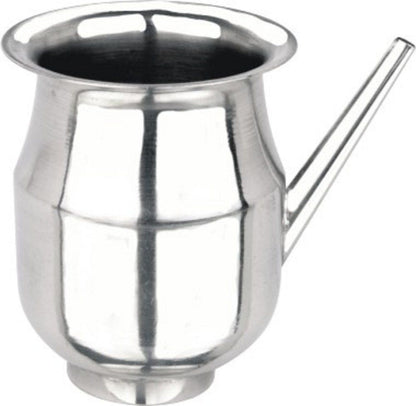 Stainless Steel Pipe Loti for Puja